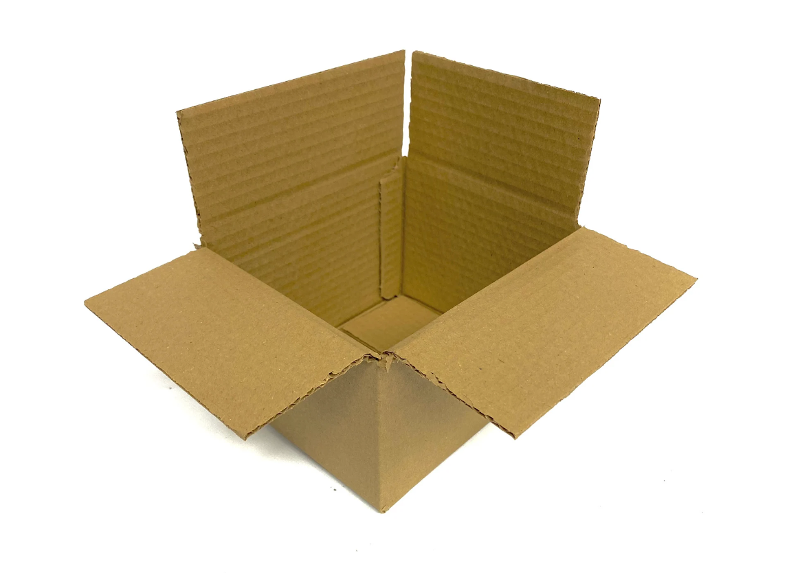 100 x New Plain Single Wall Box 12 x 9 x 4" £37.00 - High Quality Recycled Once-Used Cardboard Boxes online - Black Country Boxes