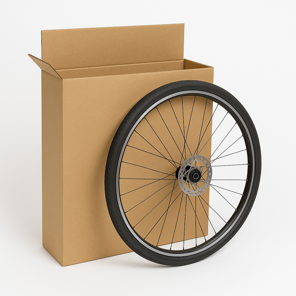 Bicycle Wheel Cardboard Box l Strong Shipping Box – Black Country Boxes