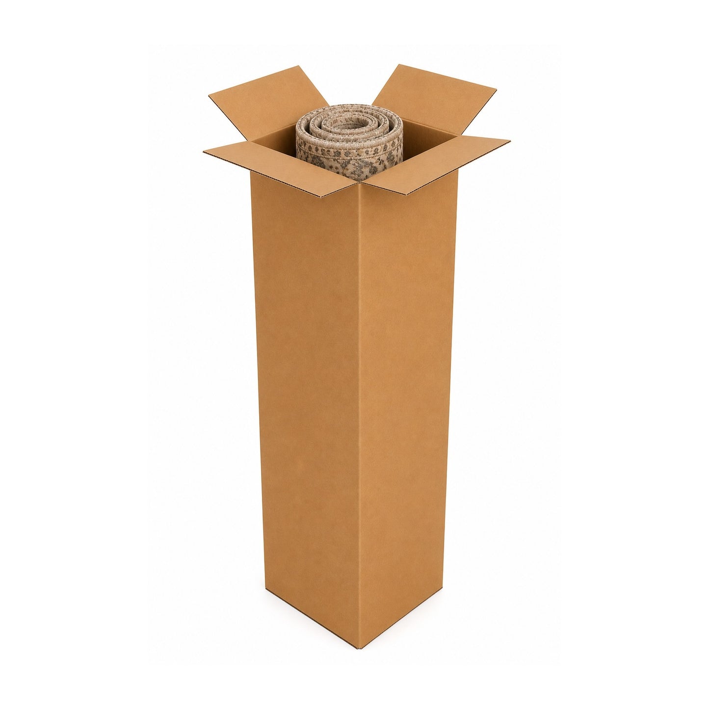 Extra long double wall cardboard box for shipping oversized and awkward items