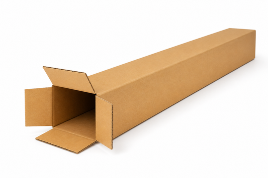 Long poster and tube shipping box 10 x 10 x 85cm for posters prints artwork and tubes