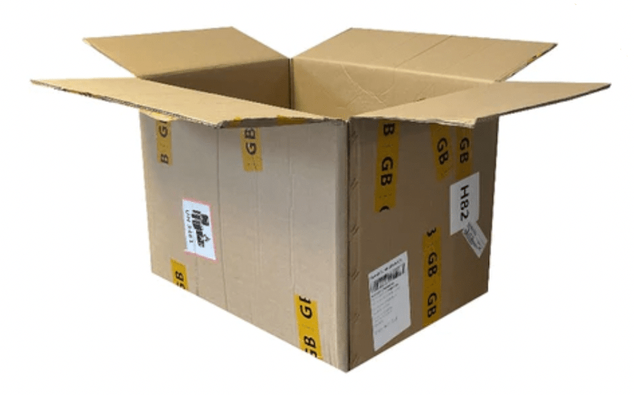 140 x Used Printed Strong Double Wall Box -  590 x 445 x 420mm.                                     £199.99 - High Quality Recycled Once-Used Cardboard Boxes online - Black Country Boxes