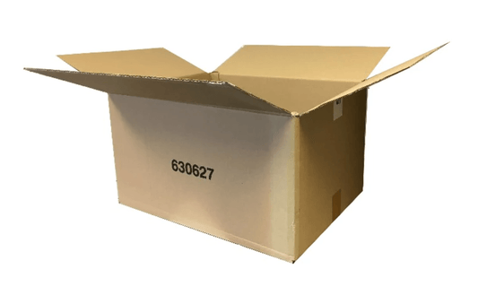 600 x Used Printed Strong Single Wall Box - 490 x 380 x 280mm - High Quality Recycled Once-Used Cardboard Boxes online - Black Country Boxes