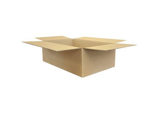 x600 New Plain Strong Single Wall Box - 456 x 286 x 148mm - High Quality Recycled Once-Used Cardboard Boxes online - Black Country Boxes