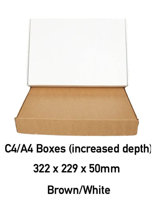 200 x C4/A4 Boxes ( extra deep)             322x229x50mm               £120.00 - High Quality Recycled Once-Used Cardboard Boxes online - Black Country Boxes